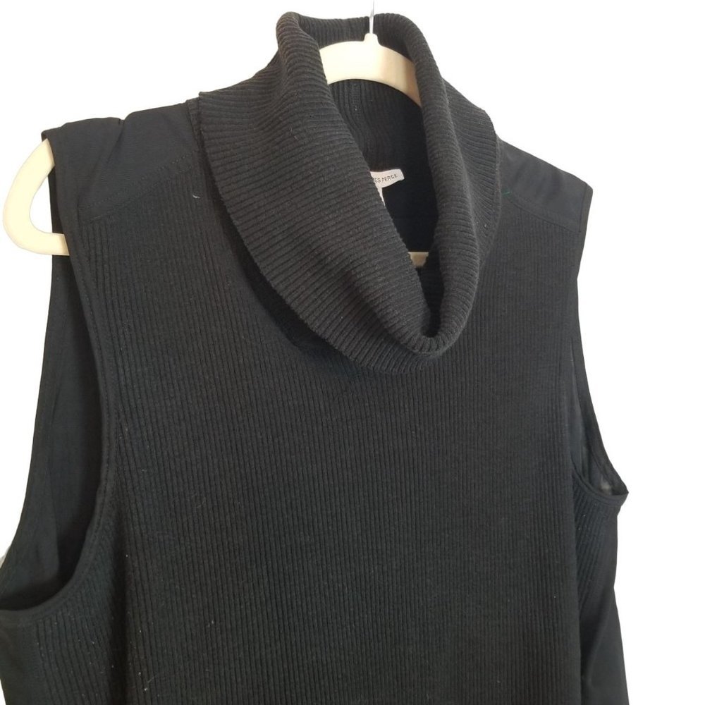 Standard James Perse Womens 4 Black Sleeveless Rib - Picture 4 of 9